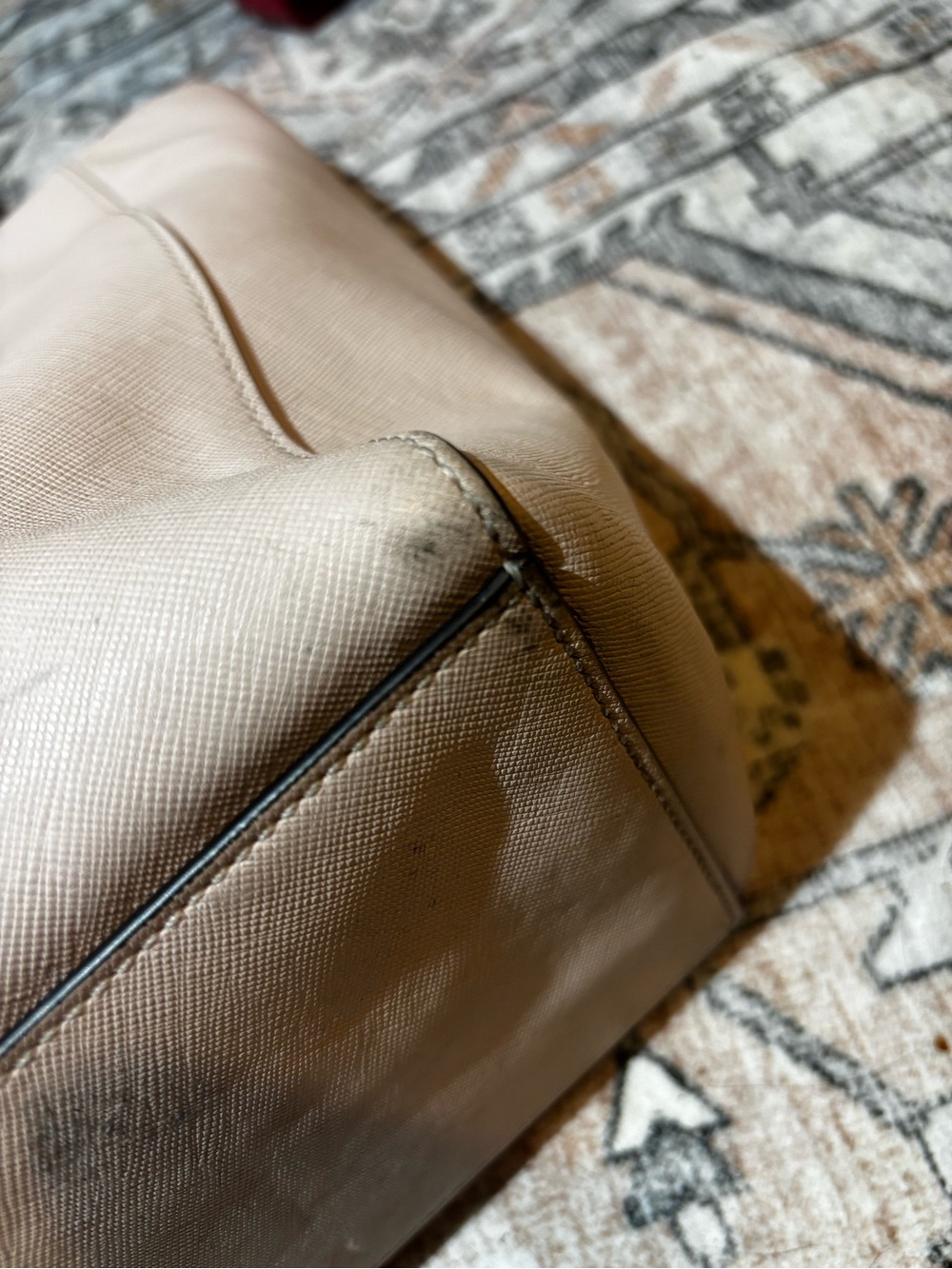 Coach Blush Large Leather Tote - Picture 6 of 11